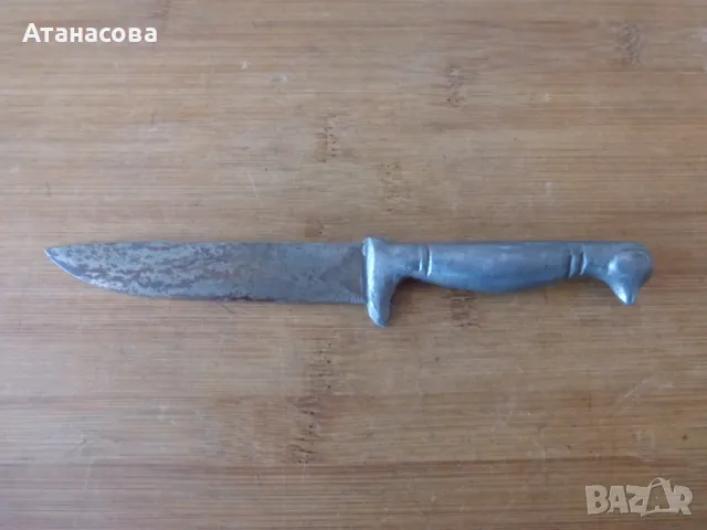 Ножче с глава на птица метална кания, снимка 3 - Ножове - 49783603