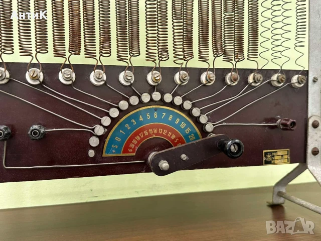 Учебен Макет Модел по Физика Реостат УЧТЕХПРОМ, снимка 2 - Антикварни и старинни предмети - 50666312