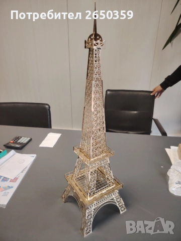 Метална фигура на Айфелова кула-60 см., снимка 7 - Декорация за дома - 52331051