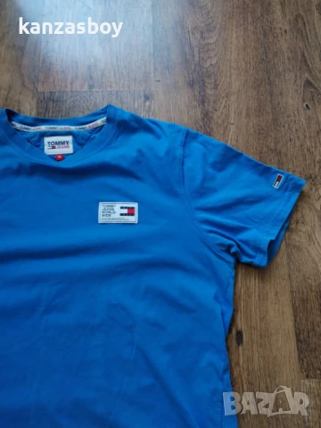 TOMMY JEANS Organic Cotton - страхотна мъжка тениска КАТО НОВА M, снимка 3 - Тениски - 50697879