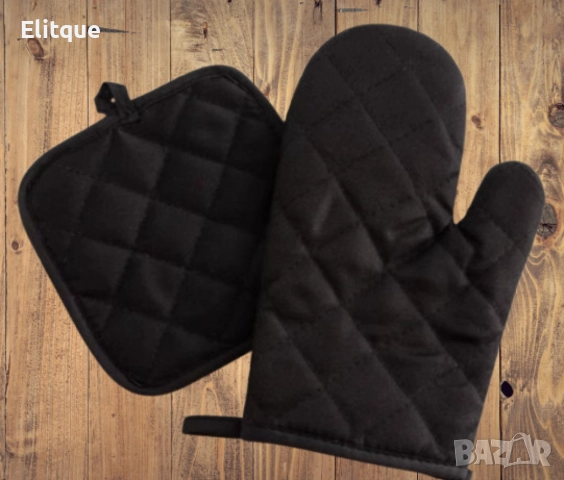 Ръкавица с ръкохватка - Стилен и практичен кухненски комплект, снимка 3 - Други - 52832207