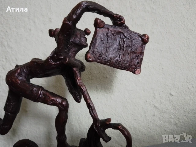 скулптура бронз, снимка 4 - Статуетки - 51194748