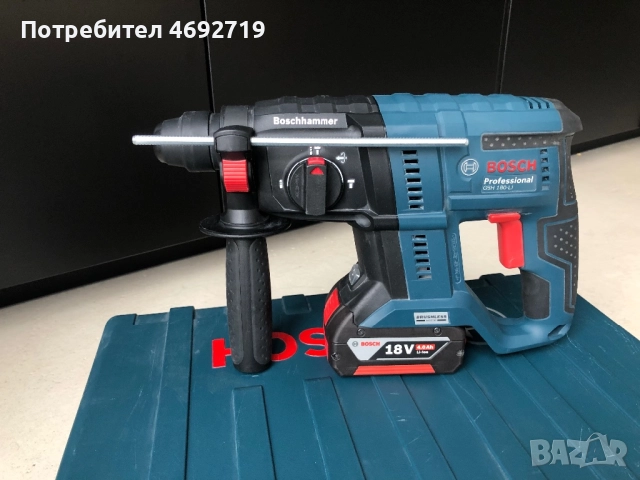 Акумулаторен безчетков перфоратор Bisch proffesional GBH 180-li, снимка 2 - Перфоратори - 52902648