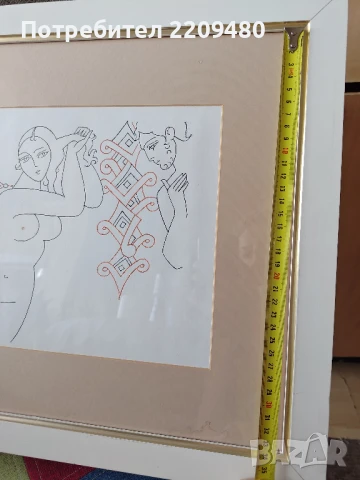 Графика в рамка на Евгений Босяцки, снимка 9 - Картини - 42143674