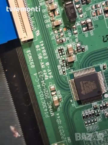 CONTROL BOARD PT430CT03-14-C-4 MYHKC 2021-04-23 092N5B for 43inc DISPLAY VES430UNDH-2D-N44 for Hitac, снимка 2 - Части и Платки - 47283350