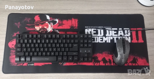 Подложка за мишка Red dead God of war , снимка 7 - Клавиатури и мишки - 50018857