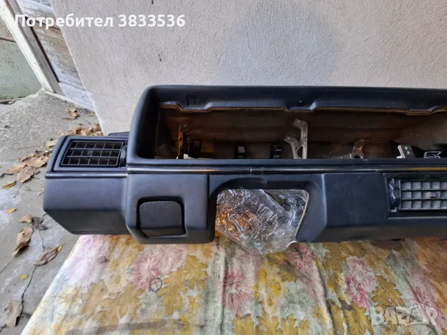 Черно арматурно меко Кожено табло за Vw Golf & Jetta Mk2, снимка 4 - Части - 47895726