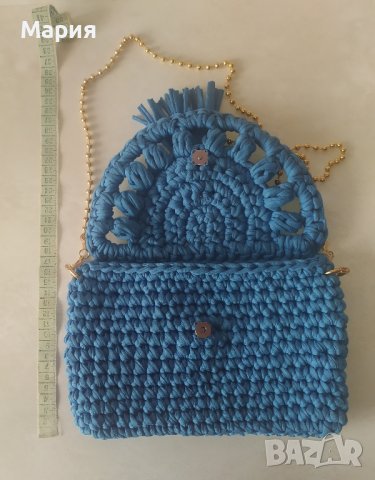 Плетена дамска чанта, снимка 3 - Чанти - 41862874