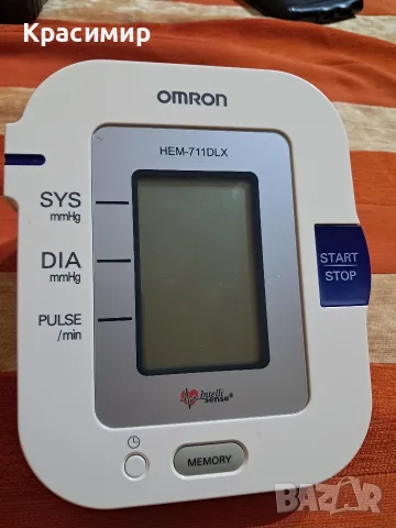 Автоматичен апарат за кръвно налягане Omron HEM-711DLX, снимка 2 - Уреди за диагностика - 55981987
