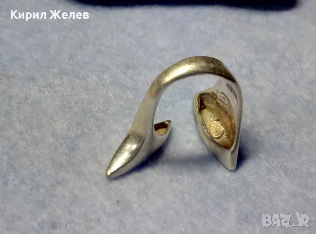 СЕЗГИН - ШАРМАНТЕН БУТИКОВ ФЕШЪН АРТ ОТВОРЕН МОДЕЛ СРЕБЪРЕН ПРЪСТЕН СРЕБРО 925 SEZGIN 49112, снимка 2 - Пръстени - 50192859