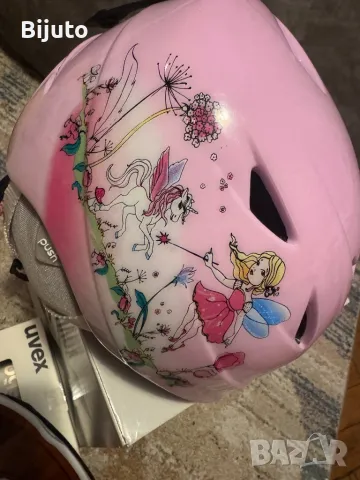 Каска и Очила детски UVEX, снимка 2 - Зимни спортове - 49357218