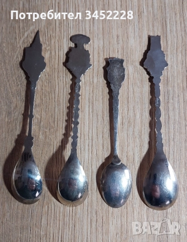 лъжички за колекционери 4 броя отлични , снимка 4 - Антикварни и старинни предмети - 52342064