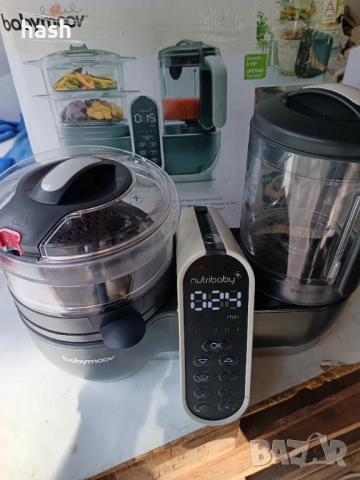Уред за готвене Babymoov - Nutribaby Plus, сив, снимка 18 - Други - 49362084