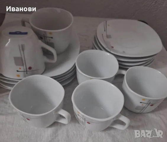 красив немски сервиз за кафе 18 части