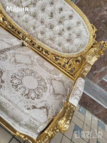 Италианска барокова холна гарнитура Silik 055, снимка 9 - Дивани и мека мебел - 40876617
