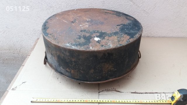 стара масивна метална тава , снимка 12 - Антикварни и старинни предмети - 40788635