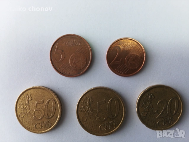 Евро монети, снимка 3 - Нумизматика и бонистика - 53450137