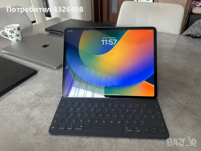 Ipad Pro 12.9” 3rd gen 2019 Cellular + Apple Smart Folio