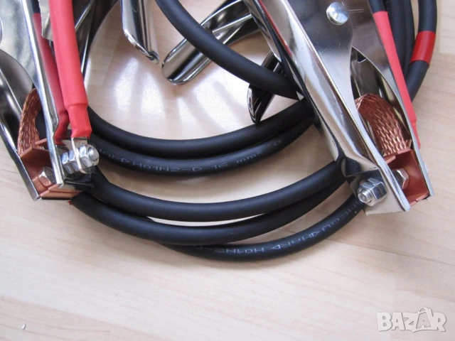 Кабели за подаване на ток: 2х 2.5м, 16mm^2 - нови, снимка 2 - Аксесоари и консумативи - 49452519