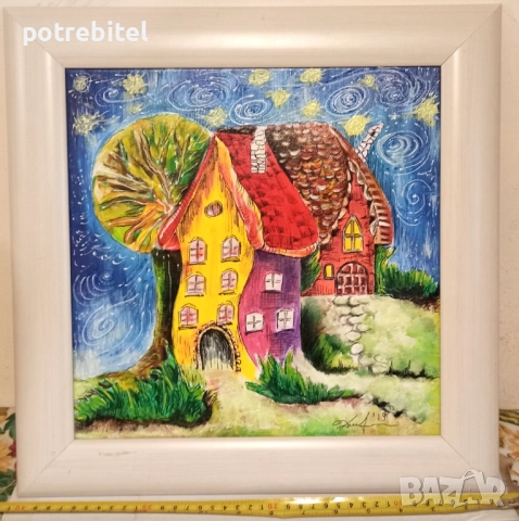 Картина СПОМЕН - Акрил - за 40 €вро, снимка 4 - Картини - 52931346