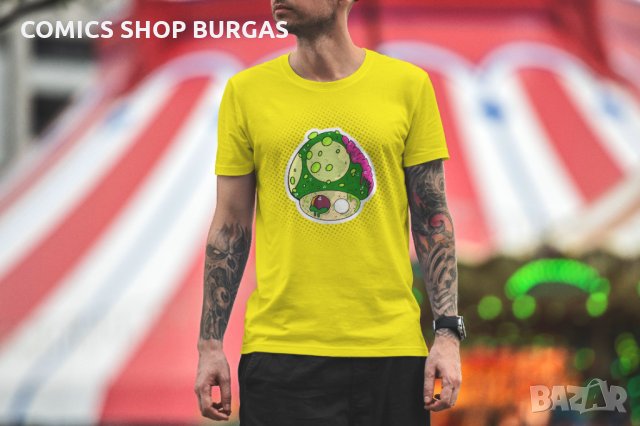 Мъжка тениска Super Mario - Mushroom , снимка 7 - Тениски - 35751209