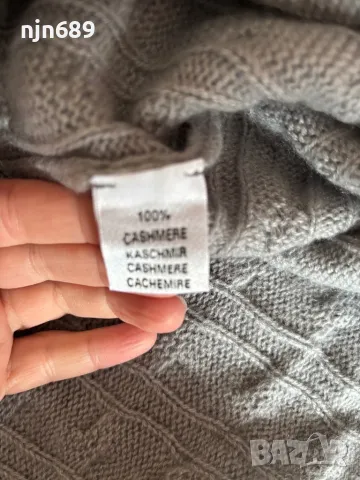 100% кашмир, снимка 3 - Блузи с дълъг ръкав и пуловери - 48549373