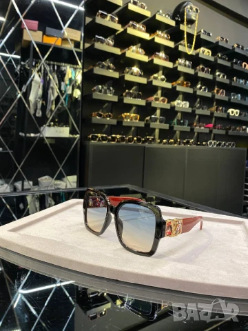 очила с черен обикновен калъф и ув защита fendi louis vuitton versace , снимка 10 - Слънчеви и диоптрични очила - 51410659