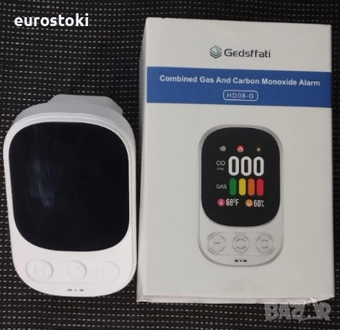 Комбиниран детектор за газ и въглероден оксид Gedsffati, детектор за газ и CO, снимка 9 - Други - 51852227