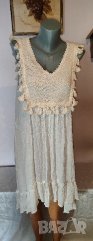 Елегантна рокля р-р Л/ХЛ, нова, с етикет, снимка 2 - Рокли - 40854714