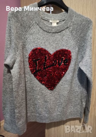 Дамска блуза H&M, размер S, снимка 1 - Блузи с дълъг ръкав и пуловери - 38959692