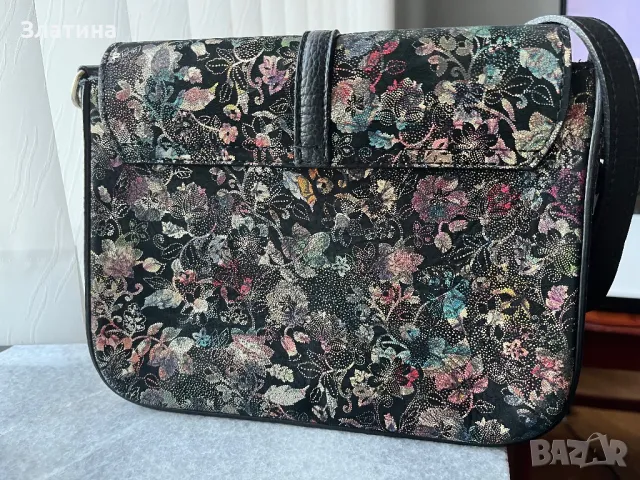 Дамска чанта естествена кожа, снимка 2 - Чанти - 48636564