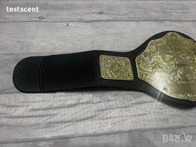Шампионски пояс WWE World Heavyweight Championship световната титла в кеча Mattel детски belt колан, снимка 6 - Фигурки - 49886570