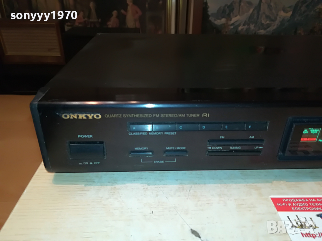 ONKYO R1 T-4930 STEREO TUNER-ВНОС SWISS 1004221858, снимка 8 - Ресийвъри, усилватели, смесителни пултове - 36410291