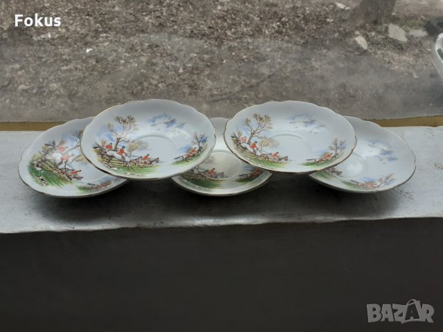Стар англиски порцелан чинийки, снимка 3 - Антикварни и старинни предмети - 35961309