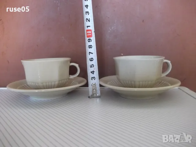 Лот от 2 бр. чаши и 5 бр. чинийки порцеланови за кафе, снимка 5 - Колекции - 48357634