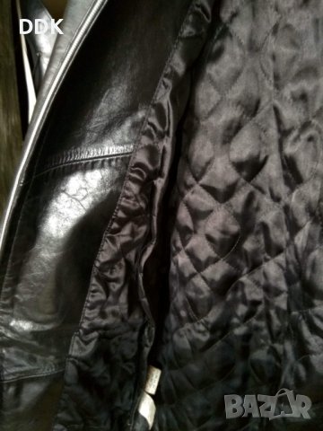 Кожено дълго манто-перфектно с-ние, снимка 8 - Палта, манта - 39282210