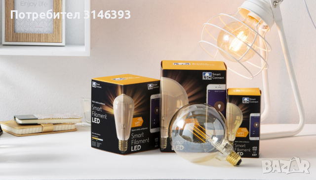 Lsc smart connect Vintage ретро крушки. SMART LED смарт крушка WiFi