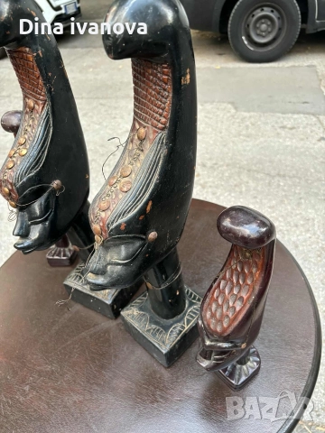 африкански статуетки , снимка 4 - Антикварни и старинни предмети - 52633209