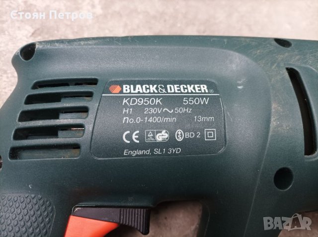 Перфоратор, Black&Decker, снимка 8 - Бормашини - 36029807