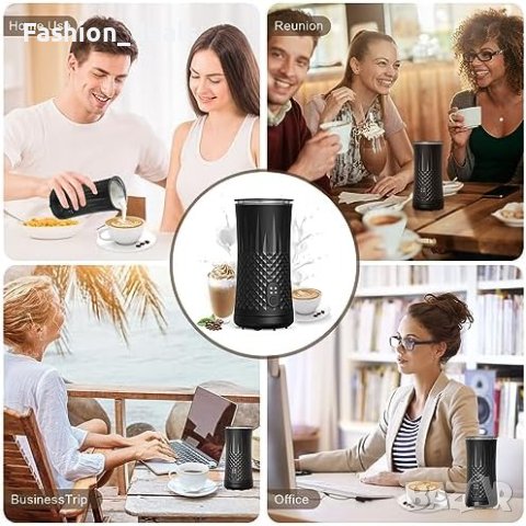 Нова Електрически Млекопенител 4 в 1 Гореща Студена Пяна 240ml Неръждаема Стомана, снимка 2 - Други стоки за дома - 42727120