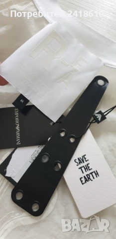 Emporio Armani Italy Womens Size M Oversize НОВО! ОРИГИНАЛ! Дамска Тениска!, снимка 18 - Тениски - 50463142