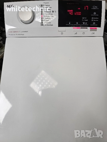 Пералня с горно зареждане AEG LTX6G271E / 7kg A+++, снимка 4 - Перални - 51824566