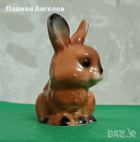 Винтидж порцеланова фигурка - зайче Goebel, снимка 4 - Антикварни и старинни предмети - 52880730