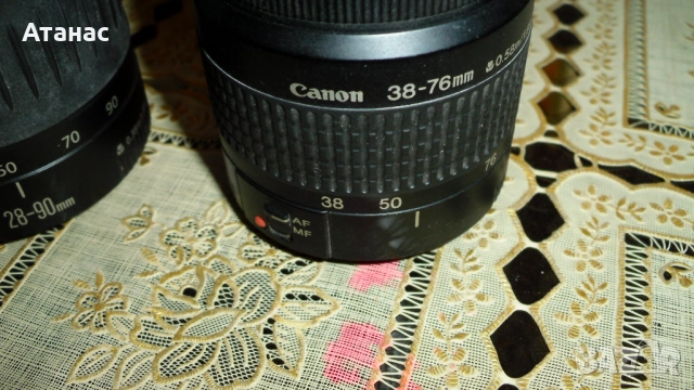 Обективи CANON EF 28-90 II mm 1:4.-5.6 II и CANON EF 38-76mm 1:4-5.6, снимка 3 - Обективи и филтри - 51504045