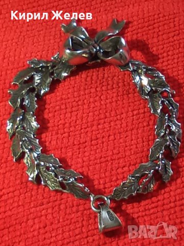 СТАРО АРТ ДЕКО ВИНТИДЖ УКРАШЕНИЕ СРЕБРО 800 с МНОГО ПЕЧАТИ ЮВЕЛИРНА ИЗРАБОТКА РЯДЪК ПЕНДАНТ 26335, снимка 6 - Антикварни и старинни предмети - 34854639