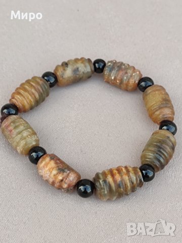 НЕФРИТ ЖАДЕИТ  ГРИВНА МЪНИСТА, снимка 1