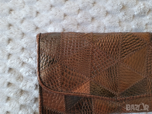 Дамска чанта клъч естествена кожа , снимка 3 - Чанти - 53679551