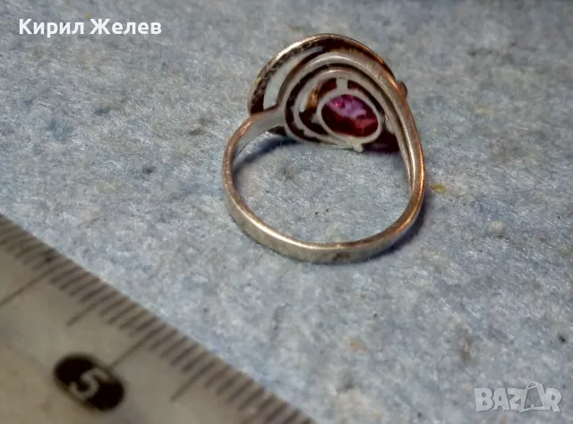 РАЗКОШЕН АЖУРЕН СКЪПОЦЕНЕН СРЕБЪРЕН ПРЪСТЕН СРЕБРО 925 с ЮВЕЛИРНО ФАСЕТИРАН АМЕТИСТ и ЦИРКОНИ 47517, снимка 12 - Пръстени - 49248041