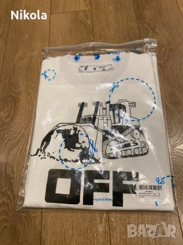 OFF-WHITE™ WORLD CATERPILLA, тениска, размер: S, снимка 12 - Тениски - 48678586