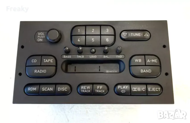 Винтидж Saab 900 AM/FM радио  касетофон 1995-1998 